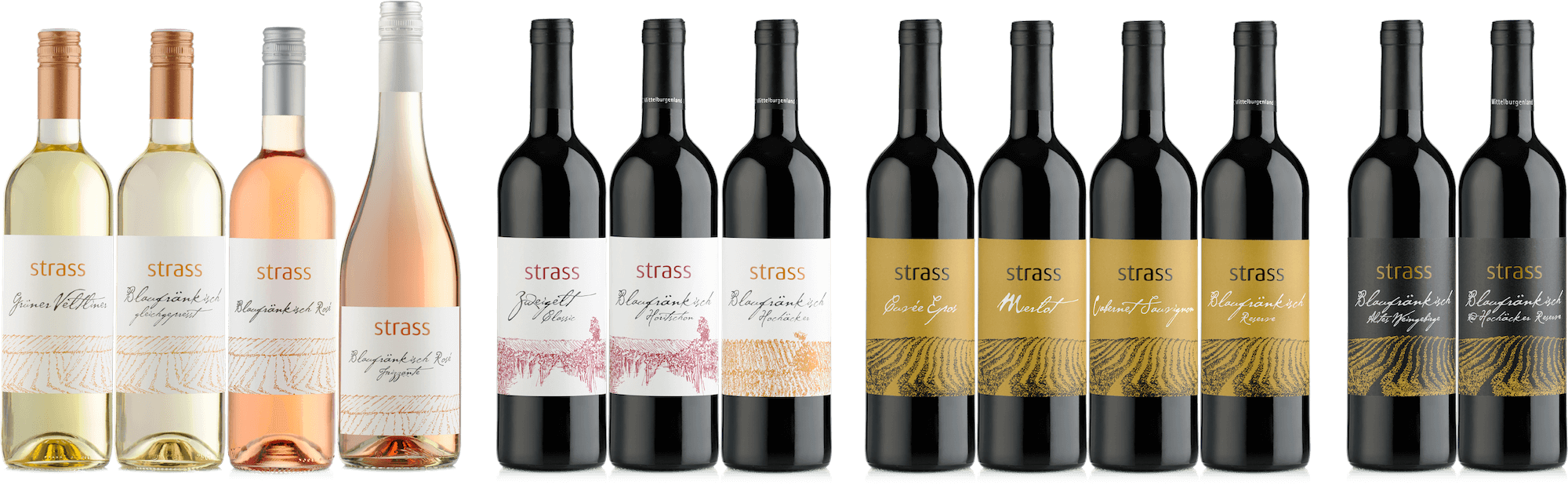 Parade-2021-2 Flaschenparade Weingut Strass
